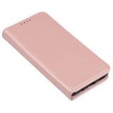 Peňaženkové kožené puzdro LIQUID na Samsung Galaxy A04s – Ružovozlatá
