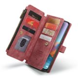 Multifunkčné peňaženkové puzdro CaseMe na Xiaomi Redmi Note 10 Pro - Červená