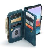 Multifunkčné peňaženkové puzdro CaseMe na Xiaomi Redmi Note 10 Pro - Modrá