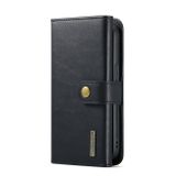 Multifunkčné peňaženkové puzdro DG.MING na iPhone 13 Mini - Čierna