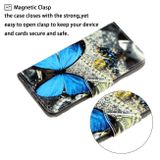 Peňaženkové 3D puzdro DRAWING na iPhone 13 Pro - A Butterfly