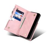 Peňaženkové kožené puzdro RETRO na Samsung Galaxy S22 5G - Ružovozlatá