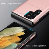 Plastový kryt ARMOR na Samsung Galaxy S22 Ultra 5G - Ružovozlatá