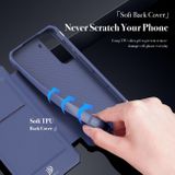 Knižkové puzdro DUX DUCIS na Samsung Galaxy S22 5G - Modrá
