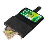 Multifunkčné peňaženkové puzdro na iPhone 13 Mini - Čierna