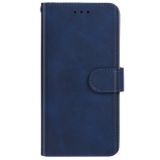 Peňaženkové kožené puzdro LEATHER na Samsung Galaxy A04s – Modrá