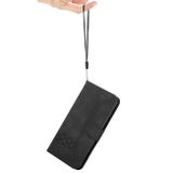 Peňaženkové kožené puzdro Cubic na Motorola Edge 20 - Čierna