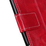 Peňaženkové kožené puzdro CRAZY HORSE na Samsung Galaxy A03 – Červená