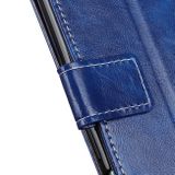 Peňaženkové kožené puzdro CRAZY HORSE na Samsung Galaxy A03 – Modrá