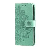 Peňaženkové kožené puzdro 7-PETAL na Samsung Galaxy A03 – Zelená