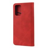 Peňaženkové kožené puzdro SKIN na Xiaomi Redmi Note 11 / 11S - Červená
