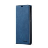 Peňaženkové kožené puzdro na Samsung Galaxy A80 - Modrý