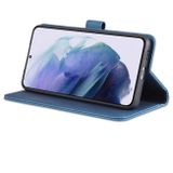 Peňaženkové kožené puzdro AZNS na Samsung Galaxy S22 5G - Modrá