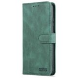 Peňaženkové kožené puzdro AZNS na Samsung Galaxy S22 Plus 5G - Zelená