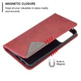 Peňaženkové kožené puzdro MAGNETIC na Samsung Galaxy A53 5G - Červená