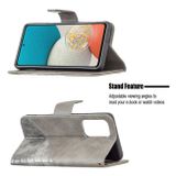 Peňaženkové kožené puzdro CROCODILE na Samsung Galaxy A53 5G - Šedá