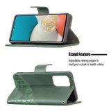 Peňaženkové kožené puzdro CROCODILE na Samsung Galaxy A53 5G - Zelená