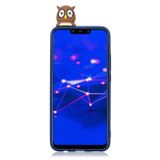 Gumený 3D kryt na Huawei Mate 20 Lite - Blue Owl