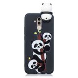 Gumený 3D kryt na Huawei Mate 20 Lite - Three Pandas