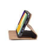 Peňaženkové kožené puzdro CaseMe na Samsung Galaxy A53 5G - Hnedá