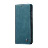 Peňaženkové kožené puzdro CaseMe na Samsung Galaxy S22 Plus 5G - Modrá