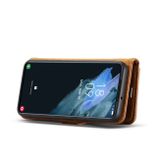 Peňaženkové kožené puzdro DG.MING na Samsung Galaxy S22 5G - Hnedá