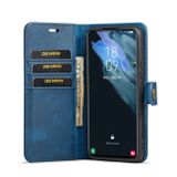 Peňaženkové kožené puzdro DG.MING na Samsung Galaxy S22 5G - Modrá