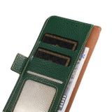 Peňaženkové kožené puzdro KHAZNEH na Huawei Nova 8i - Zelená