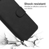 Peňaženkové kožené puzdro Leather na Xiaomi 12 Pro - Čierna