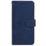 Peňaženkové kožené puzdro Leather na Xiaomi 12 Pro - Modrá