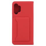 Peňaženkové kožené puzdro MAGNETIC na Samsung Galaxy A13 - Červená