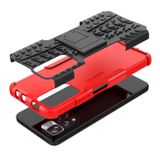 Kryt Machine Armor na Xiaomi Redmi Note 11 Pro - Červená
