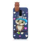 Gumený kryt 3D na Samsung Galaxy A6 - Blue Owl