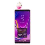 Gumený 3D kryt na Samsung Galaxy A9 (2018) - Ice Cream