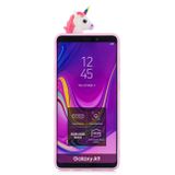Gumený 3D kryt na Samsung Galaxy A9 (2018) - Unicorn