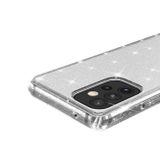Gumený Glitter kryt na Samsung Galaxy A33 5G - Biela