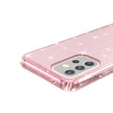 Gumený Glitter kryt na Samsung Galaxy A53 5G - Ružová