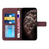 Peňaženkové kožené puzdro RETRO na Samsung Galaxy A13 - Wine Red