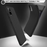 Gumený kryt Lenuo na Samsung Galaxy A71 - čierna
