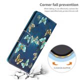 Peňaženkové kožené puzdro DRAWING na Samsung Galaxy A13 - Jewelry Butterfly