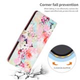 Peňaženkové kožené puzdro DRAWING na Samsung Galaxy A13 - Watercolor Flowers