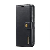 Peňaženkové kožené puzdro DG.MING na Samsung Galaxy A73 5G - Čierna