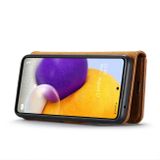 Peňaženkové kožené puzdro DG.MING na Samsung Galaxy A73 5G - Hnedá