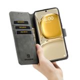 Peňaženkové kožené puzdro DG.MING na Huawei P50 Pro – Šedá
