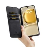 Peňaženkové kožené puzdro DG.MING na Huawei P50 Pro – Čierna