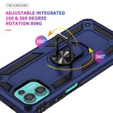 Ring Holder kryt Shockproof na Motorola Edge 20 Lite - Modrá