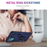 Ring Holder kryt Shockproof na Motorola Edge 20 Lite - Modrá