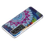 Gumený kryt LUMINOUS na Samsung Galaxy S22 5G - Half-flower