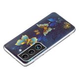 Gumený kryt LUMINOUS na Samsung Galaxy S22 5G - Double Butterflies