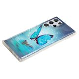 Gumený kryt LUMINOUS na Samsung Galaxy S22 Ultra 5G - Butterfly